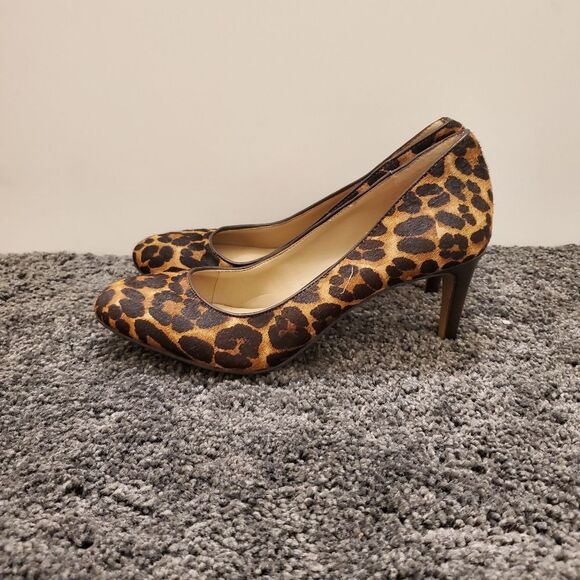 Sole society leopard print heels (size 7) - Picture 3 of 11
